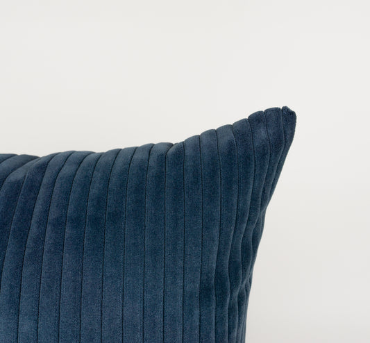 Extra Thick Jumbo Cord Velvet Navy Blue Cushion Covers (All Sizes)
