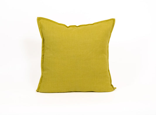 Natural Linen Mustard Cushion Covers