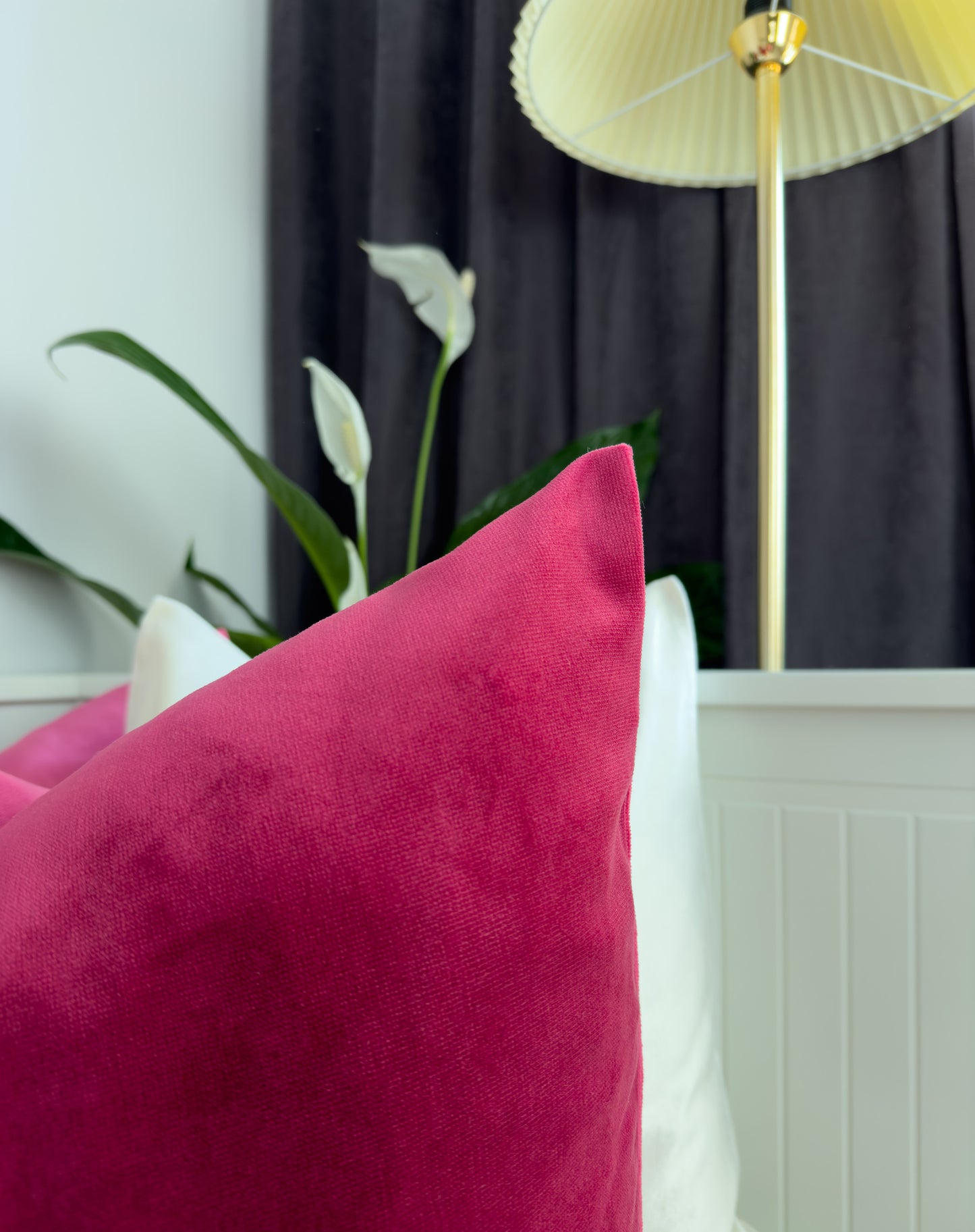 Luxury Velvet Rose Cushion Cover, Rose Throw Pillow Covers (All Sizes)