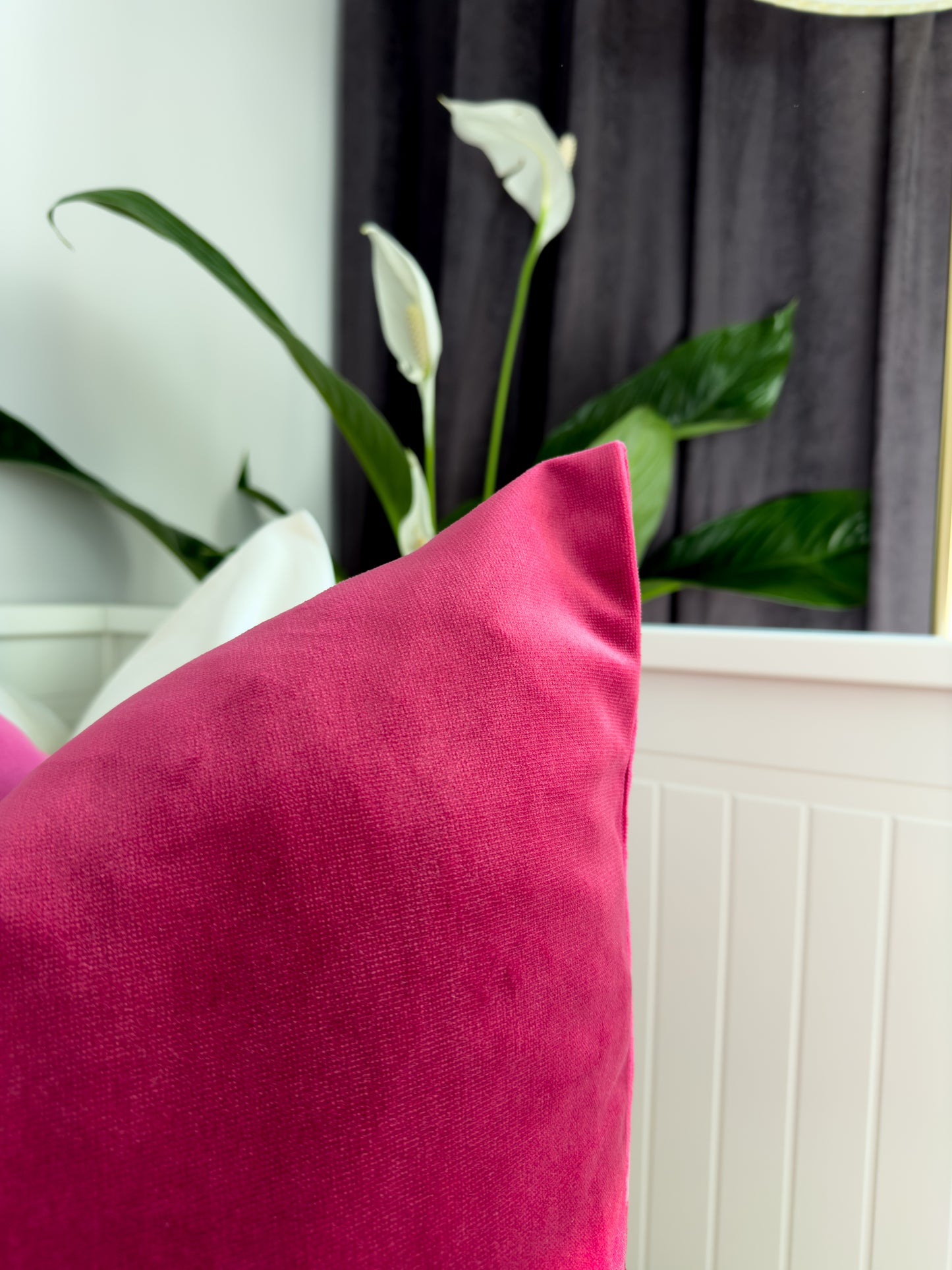 Luxury Velvet Rose Cushion Cover, Rose Throw Pillow Covers (All Sizes)