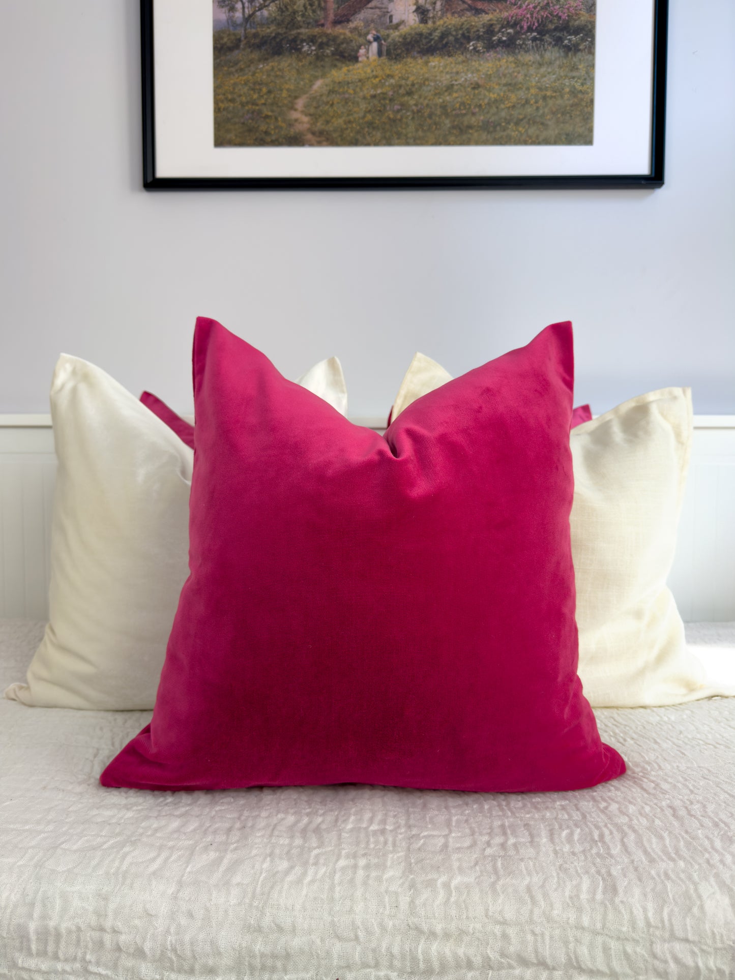 Luxury Velvet Rose Cushion Cover, Rose Throw Pillow Covers (All Sizes)