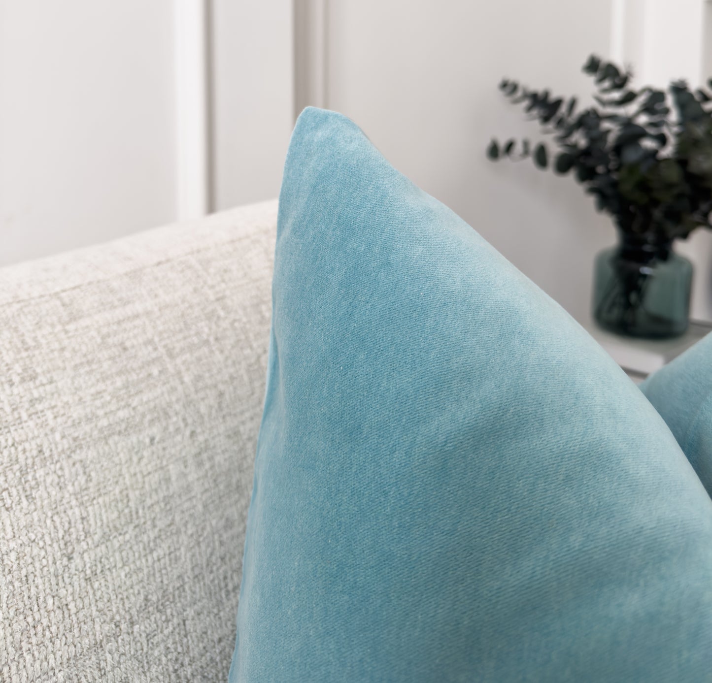Luxury Velvet Light Blue Cushion Cover Home Decor Mint Blue Lumbar Cushion Covers (All Sizes) (Copy)