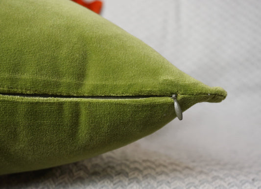 Cotton Velvet Moss Green Cushion Cover (All Sizes)