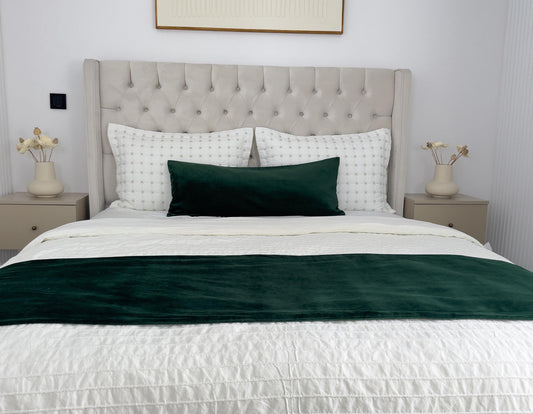 Dark Green Lumbar pillow