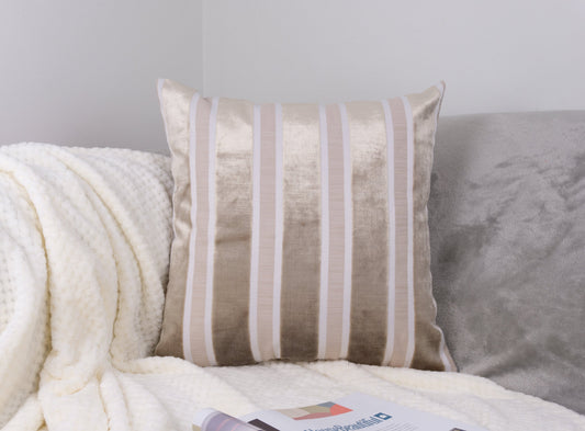 Luxury Decorative Velvet Greylish Cushion Cover, Velvet Pillow Cover 43x43cm, 17x17 Inches