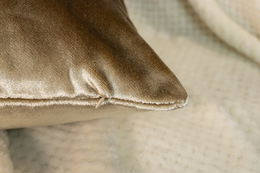 Beige Velvet Cushion Cover 45x45cm
