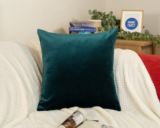 Velvet Emerald Green Cushion Christmas