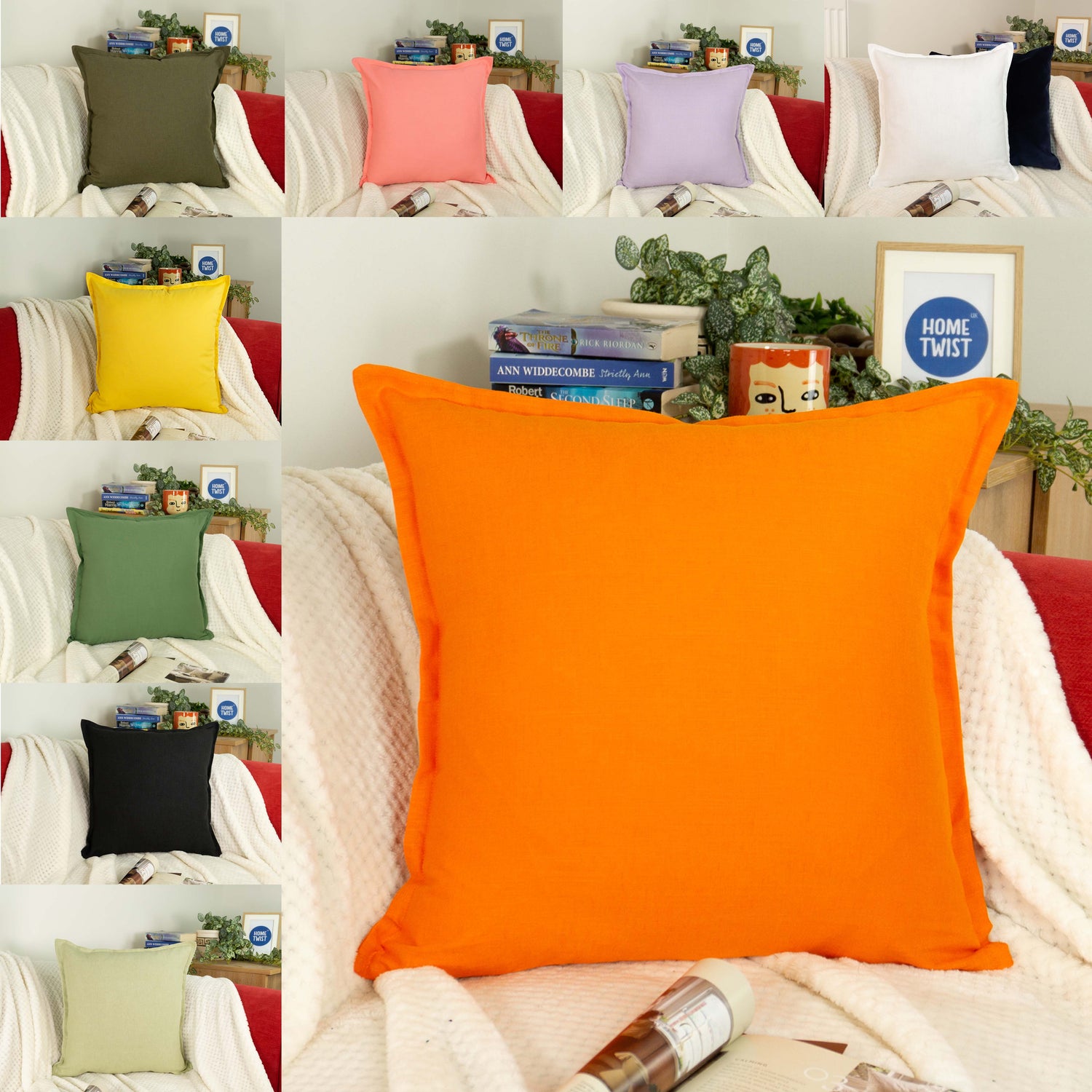 COTTON LINEN CUSHION COVERS