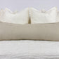Linen Beige Lumbar Cushion Cover Long Ivory Pillow Cover Lumbar (All Sizes)