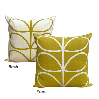 Cotton Linen Scandinavian Style Reversible Cushion Cover 18x18 Inches - 45x45cm