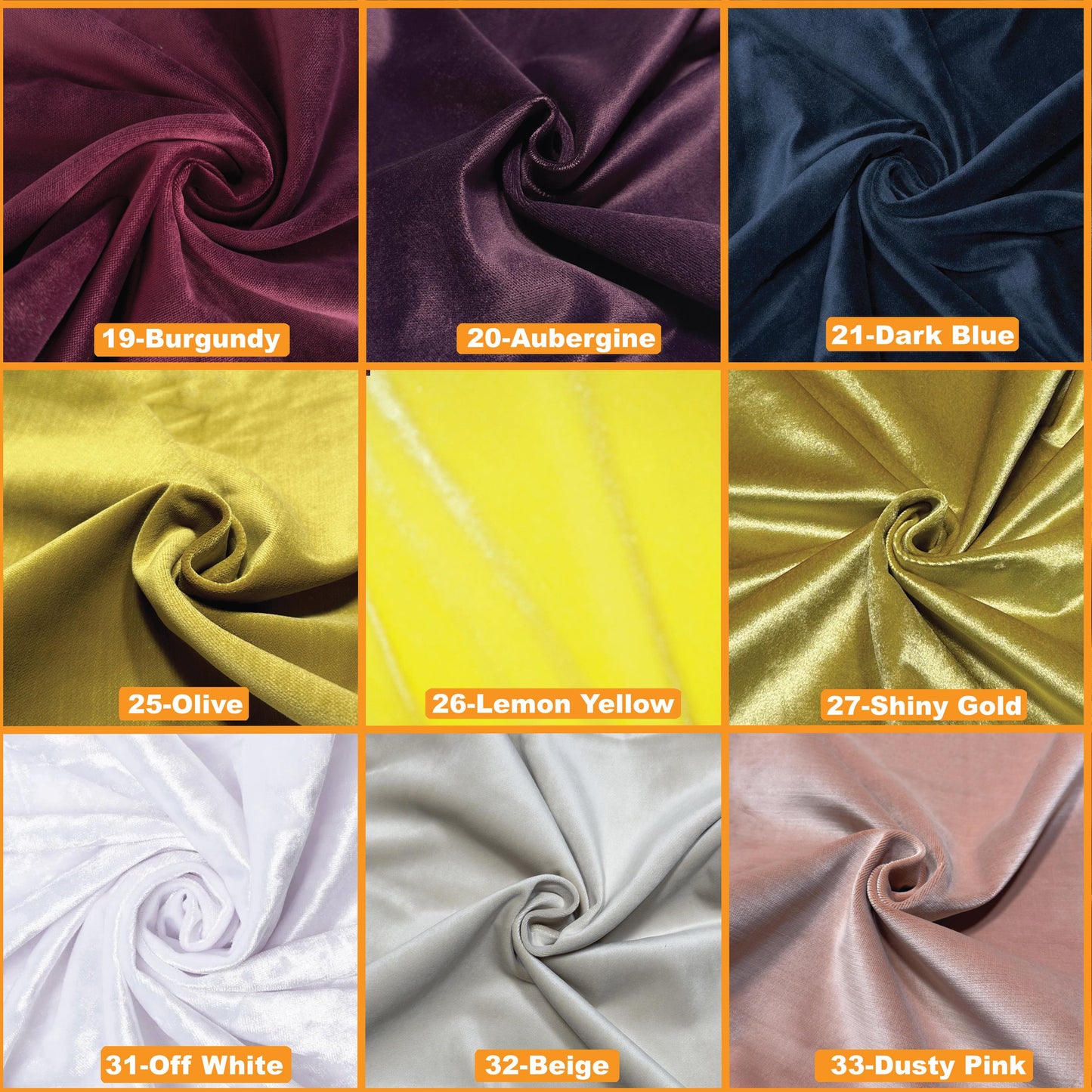 Upholstery Velvet Fabric Premium By Yards – 140cm Wide Durable Soft Material