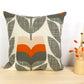 Cotton Linen Linear Stem Scandinavian Style Cushion Covers  All Sizes (16 Colour Options)