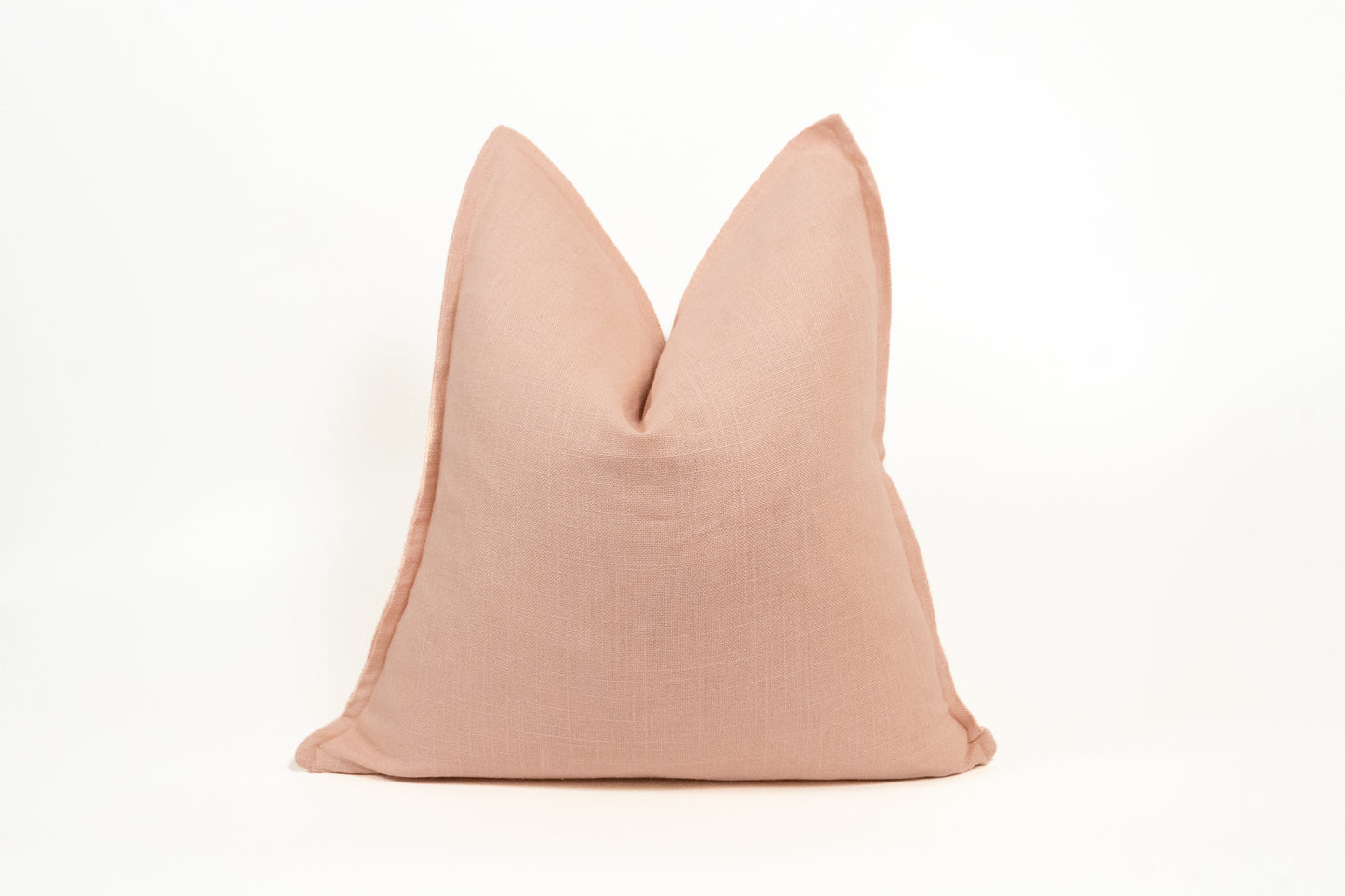 Dusty Pink Linen Lumbar Cushion Cover Extra Long Pillow Cover (All Sizes)