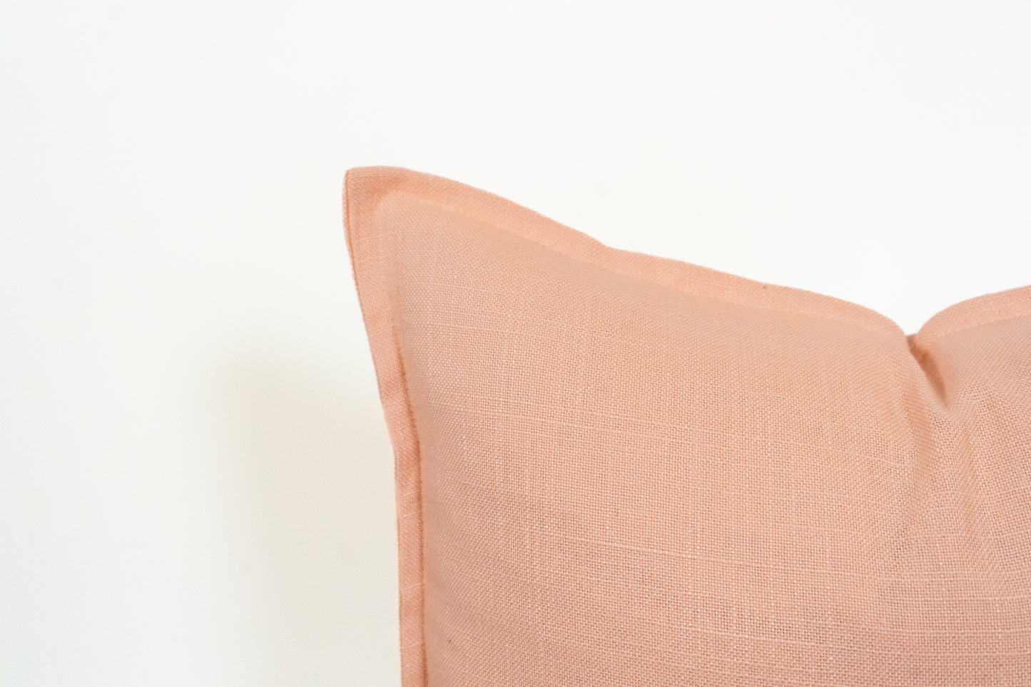 Dusty Pink Linen Lumbar Cushion Cover Extra Long Pillow Cover (All Sizes)