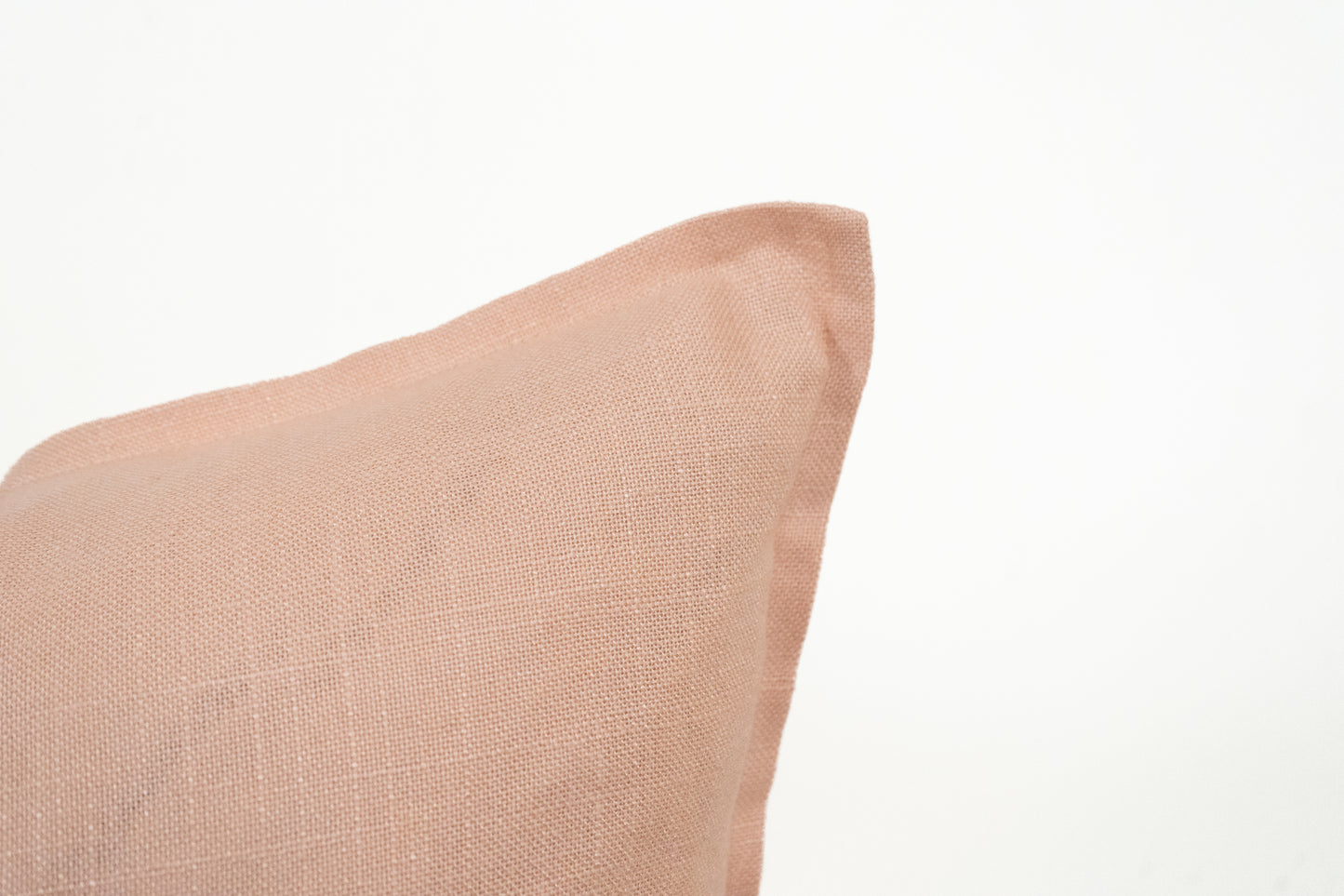 Dusty Pink Linen Lumbar Cushion Cover Extra Long Pillow Cover (All Sizes)