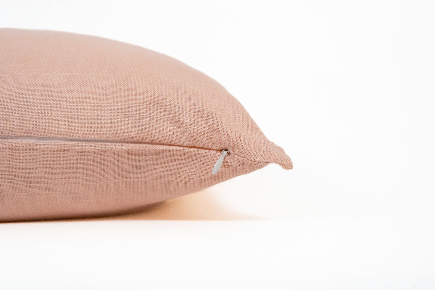 Dusty Pink Linen Lumbar Cushion Cover Extra Long Pillow Cover (All Sizes)