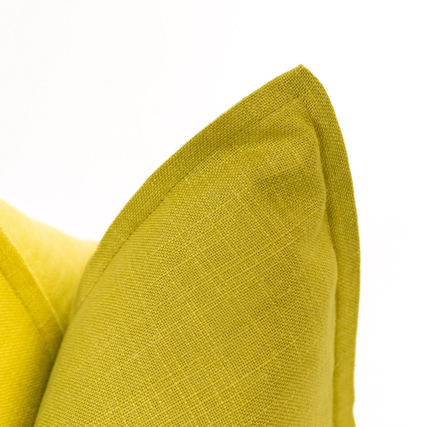 Natural Linen Mustard Cushion Covers