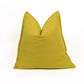 Natural Linen Mustard Cushion Covers