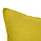Natural Linen Mustard Cushion Covers