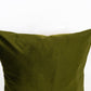 Luxury Velvet Dark Olive Green Cushion Cover, Moss Green Pillow Cover (All Sizes)