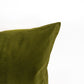Luxury Velvet Dark Olive Green Cushion Cover, Moss Green Pillow Cover (All Sizes)