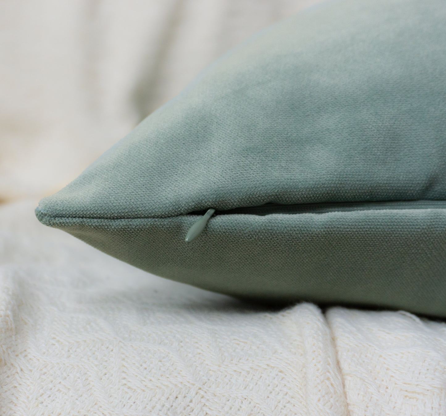 Velvet Sage Green Cushion Cover (All Sizes)