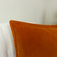Luxury Velvet Burnt Orange Cushion Cover (All Sizes)