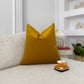 Luxury Velvet Mustard Cushion Cover (All Sizes)