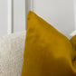 Luxury Velvet Mustard Cushion Cover (All Sizes)