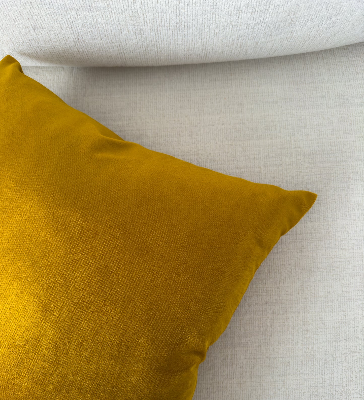 Luxury Velvet Mustard Cushion Cover (All Sizes)