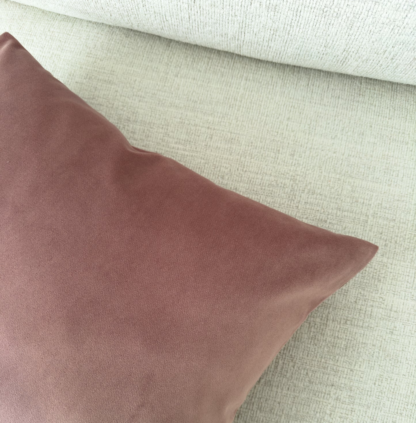 Velvet Dusty Pink Throw Pillow Cover – Soft Pink Cushion Cover for Sofa & Bed, Decorative Lumbar Pillow, Handmade in All Sizes