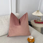 Velvet Dusty Pink Throw Pillow Cover – Soft Pink Cushion Cover for Sofa & Bed, Decorative Lumbar Pillow, Handmade in All Sizes