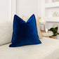 Luxury Navy Blue Cotton Velvet Cushion Cover (All Sizes)
