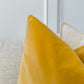 Luxury Velvet Lemon Yellow Cushion Cover, Lemon Yellow Velvet Pillow Cover 18x18Inches, 45x45cm
