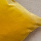Luxury Velvet Lemon Yellow Cushion Cover, Lemon Yellow Velvet Pillow Cover 18x18Inches, 45x45cm