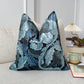 William Morris Acanthus Blue Velvet Cushion Cover Art Deco Pillow Decor (All Sizes)