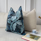 William Morris Acanthus Blue Velvet Cushion Cover Art Deco Pillow Decor (All Sizes)