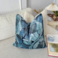 William Morris Acanthus Blue Velvet Cushion Cover Art Deco Pillow Decor (All Sizes)