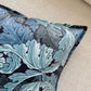 William Morris Acanthus Blue Velvet Cushion Cover Art Deco Pillow Decor (All Sizes)