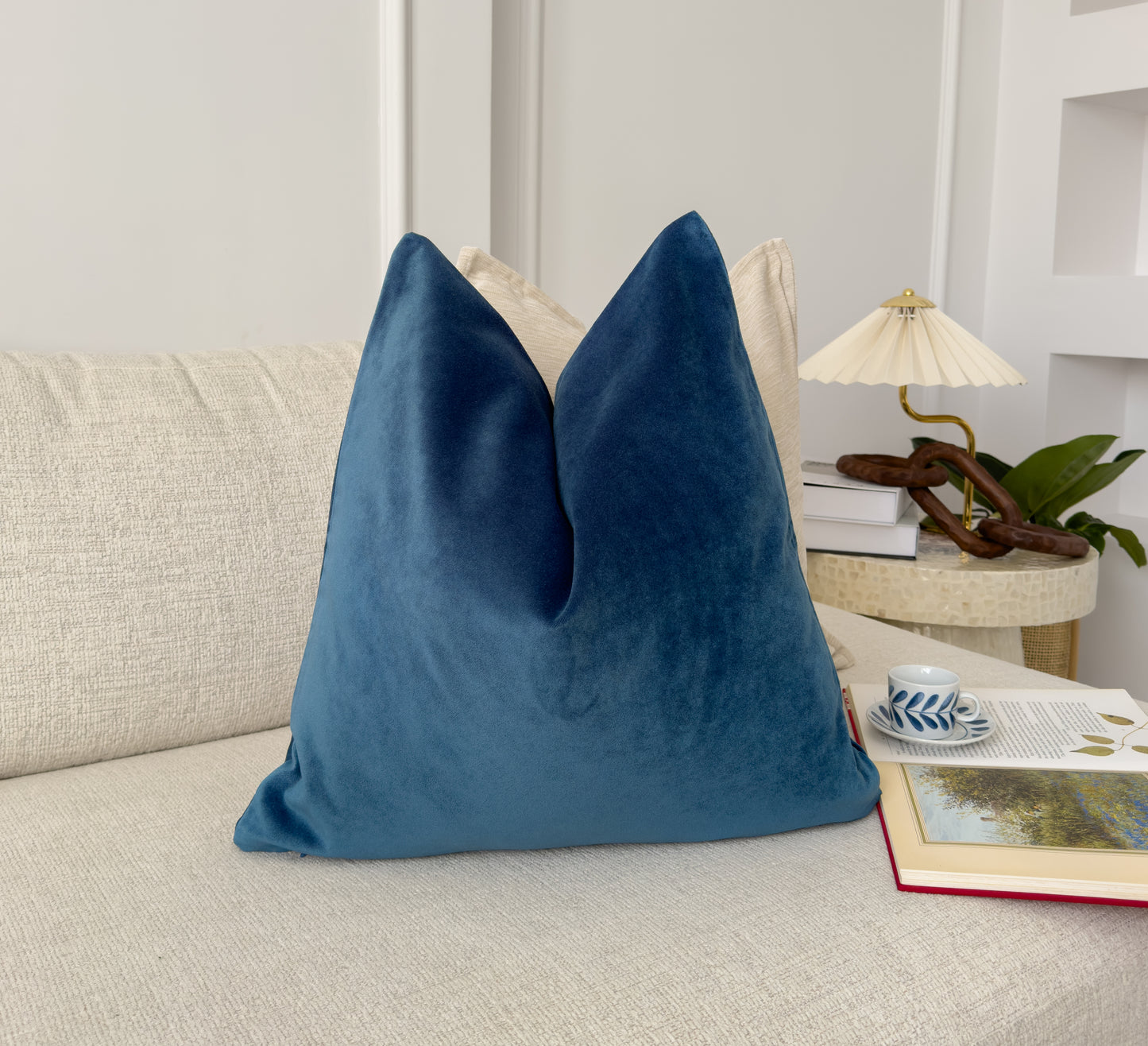 Premium Velvet Cobalt Blue Cushion Cover (All Sizes)