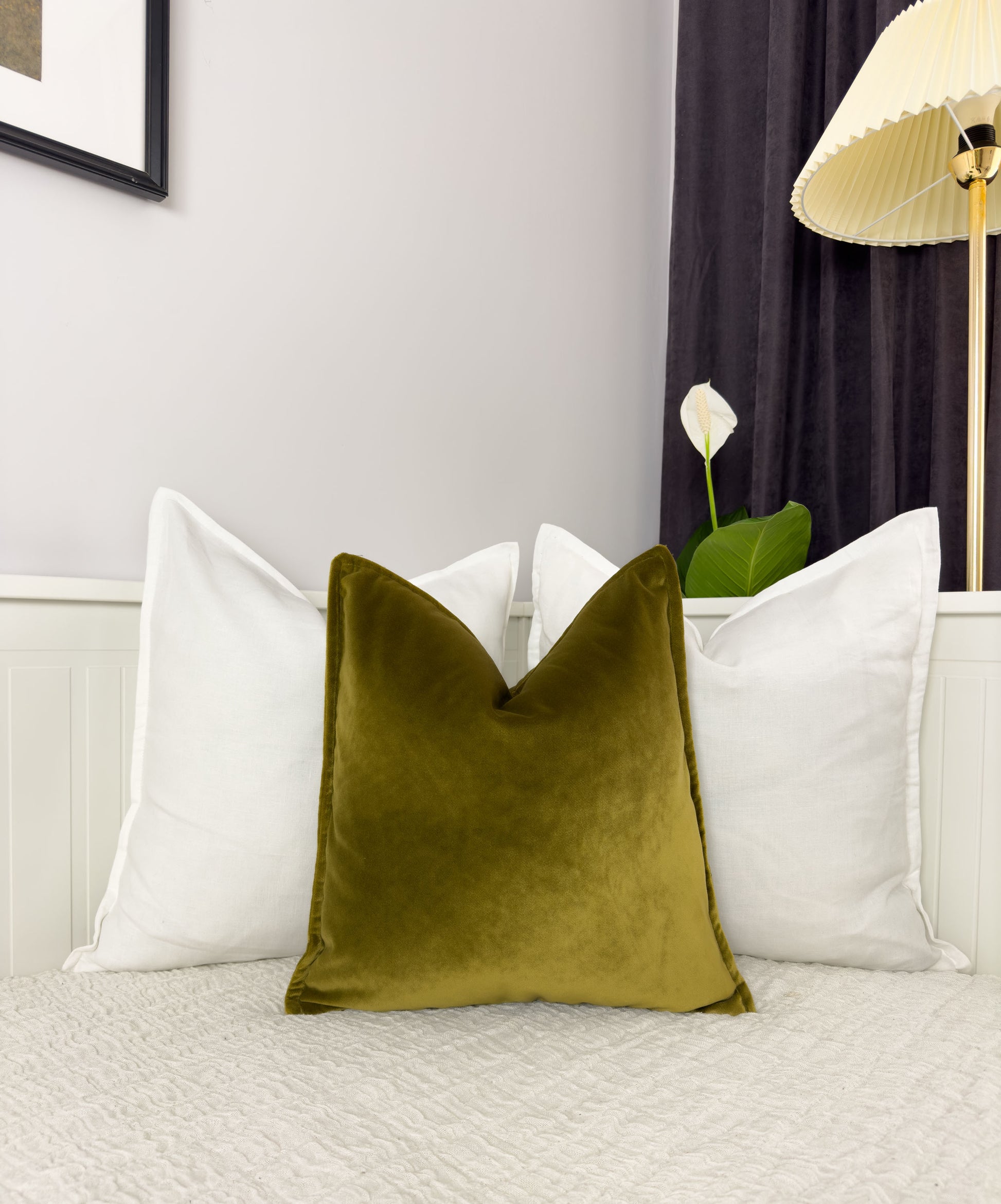 Cushion Moss Green Pillow