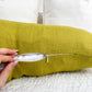 Natural Linen Mustard Cushion Covers