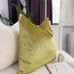 Velvet Shiny Gold Cushion Cover Decorative Yellow Sofa Cushion Soft Cotton Velvet Throw Cushion for Couch or Bed