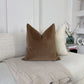 Velvet Taupe Cushion Cover (All Sizes)