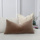 Handmade Velvet Taupe Cushion Cover (All Sizes)