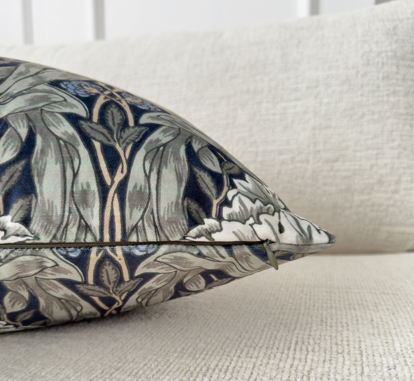 William Morris Pimpernel Cushion Cover Decorative Art Deco Floral Pillow Cover (All Sizes)