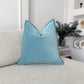 Luxury Velvet Light Blue Cushion Cover Home Decor Mint Blue Lumbar Cushion Covers (All Sizes) (Copy)