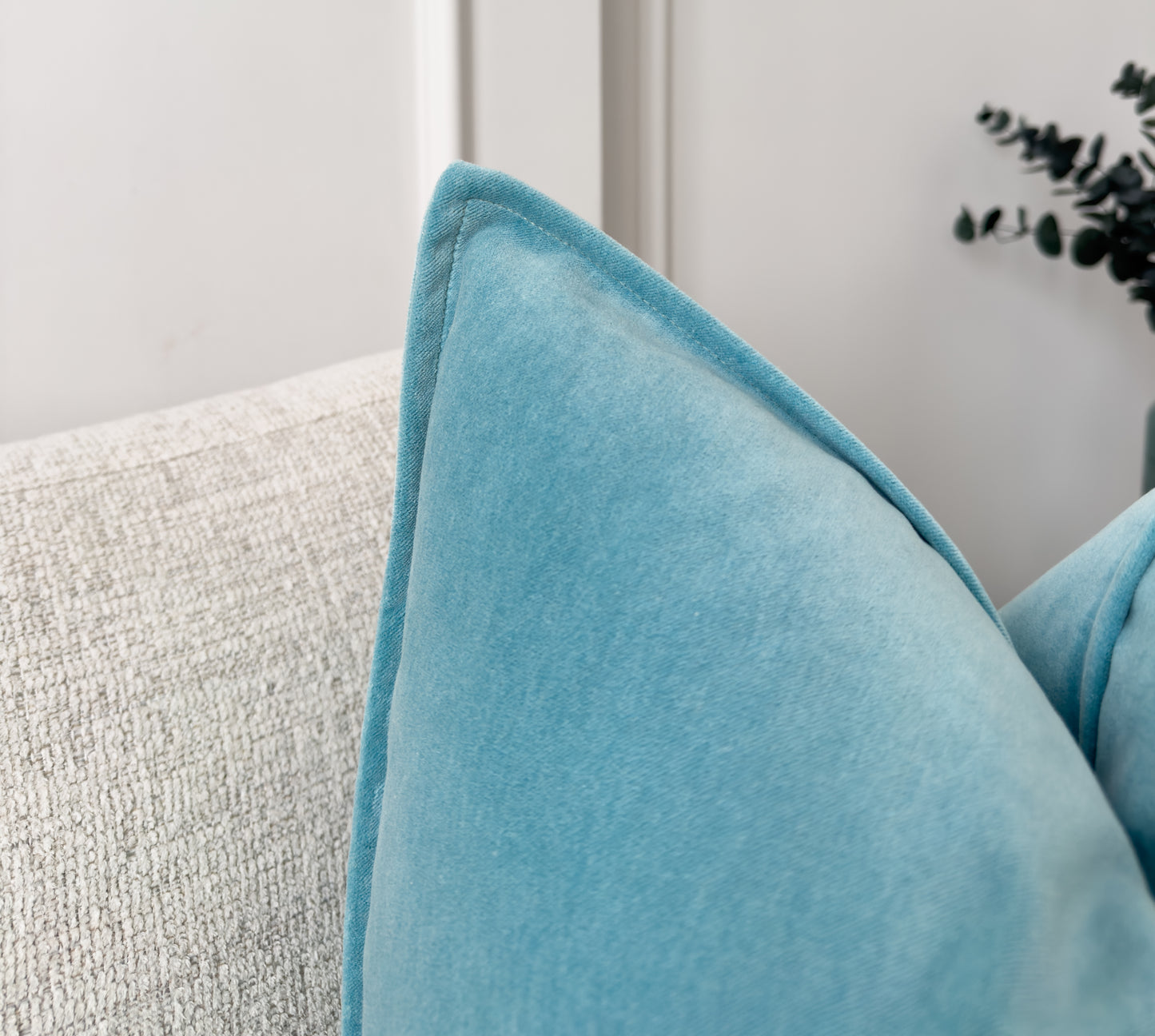 Luxury Velvet Light Blue Cushion Cover Home Decor Mint Blue Lumbar Cushion Covers (All Sizes) (Copy)