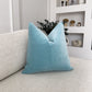 Luxury Velvet Light Blue Cushion Cover Home Decor Mint Blue Lumbar Cushion Covers (All Sizes) (Copy)