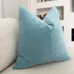 Luxury Velvet Light Blue Cushion Cover Home Decor Mint Blue Lumbar Cushion Covers (All Sizes) (Copy)